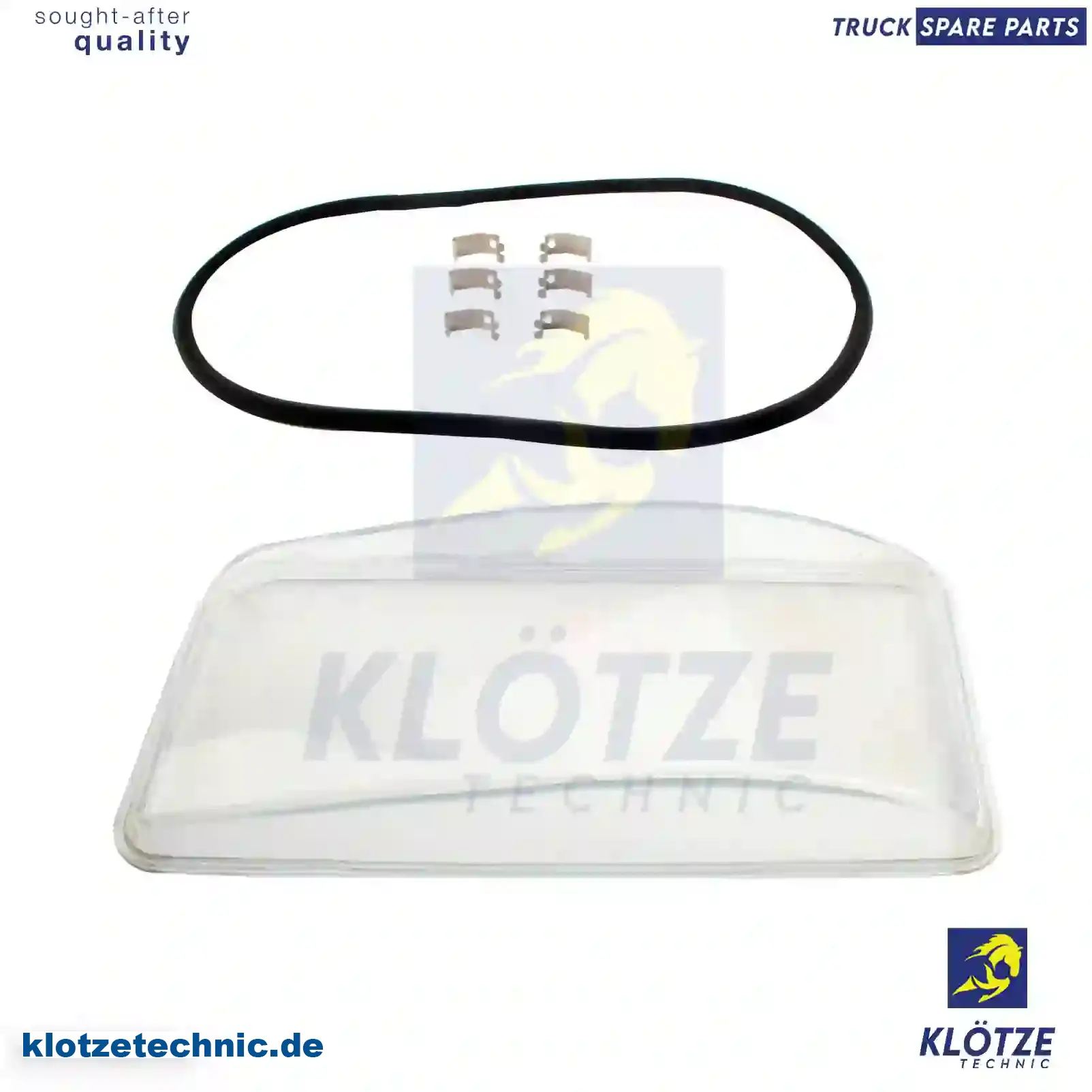 Headlamp glass, left, 81251100080 || Klötze Technic